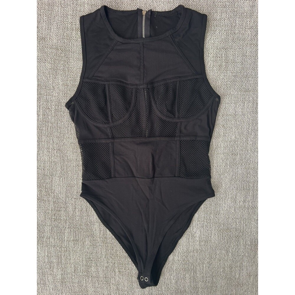 Womens Zara Black Bodysuit SZ small